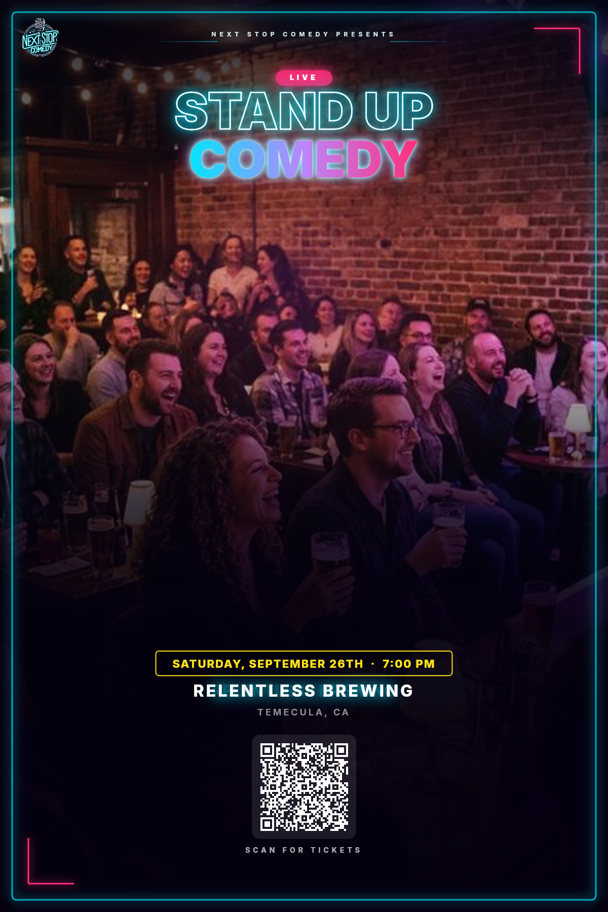 Next Up Stand Up Comedy Event!