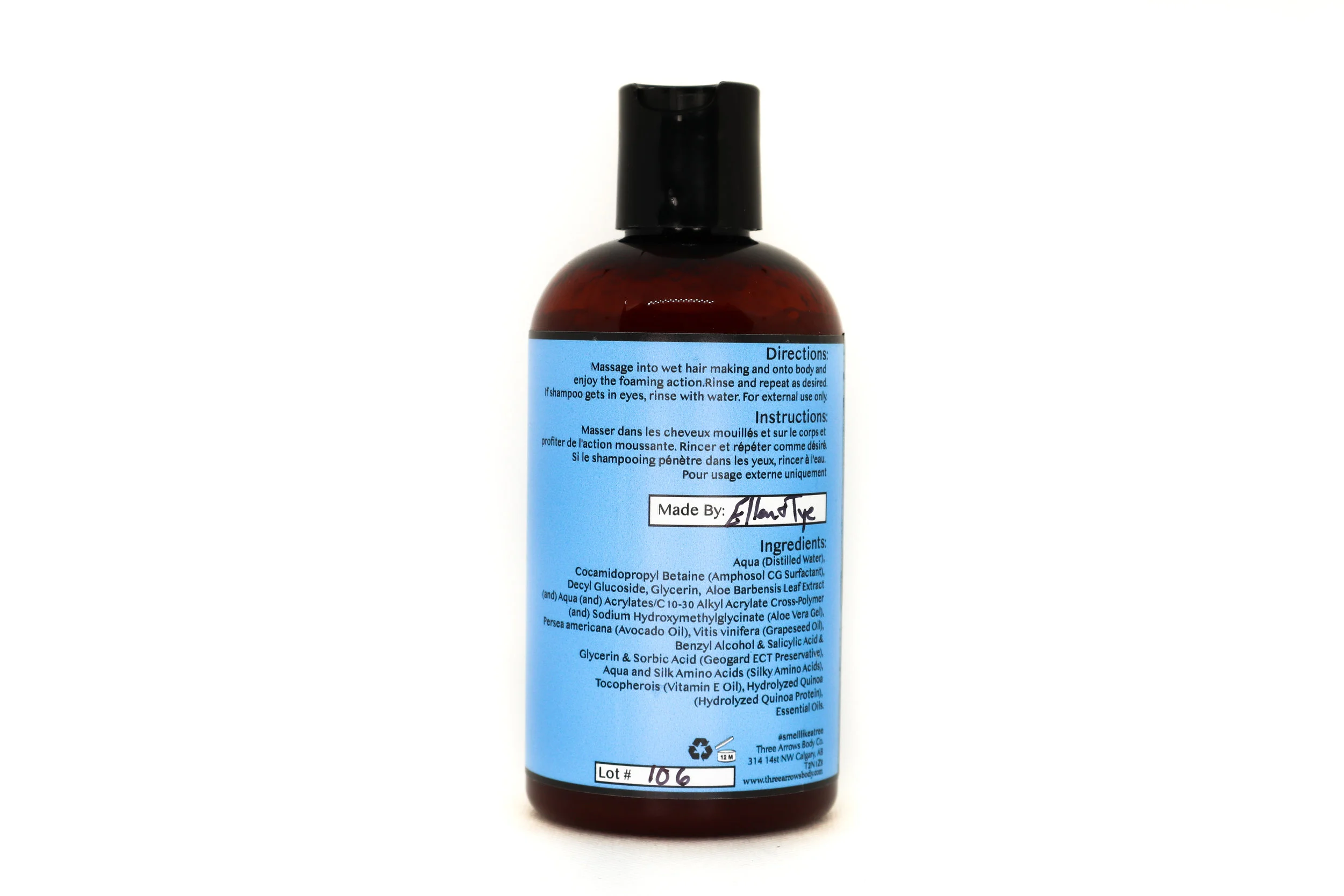 Peyto Lake Shampoo 250ml Back.jpeg