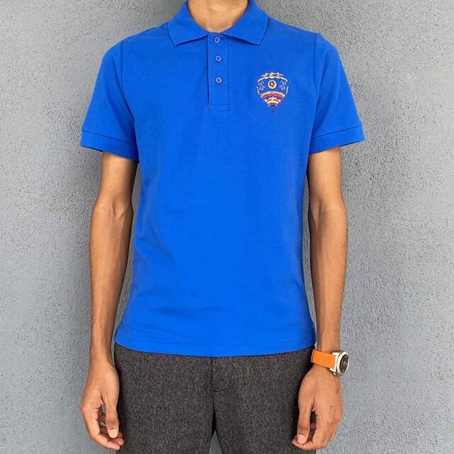 Montgolfier Honeycomb Polo Short Sleeve
. 
Material : Honeycomb Collared
Weight : 220gsm
Printing : Embroidery  Colour : Blue  Price : RM 25.00
. 
Model wearing XS
. 
Items with confirmed payment will be shipped within 3 business days
.
Purchase link