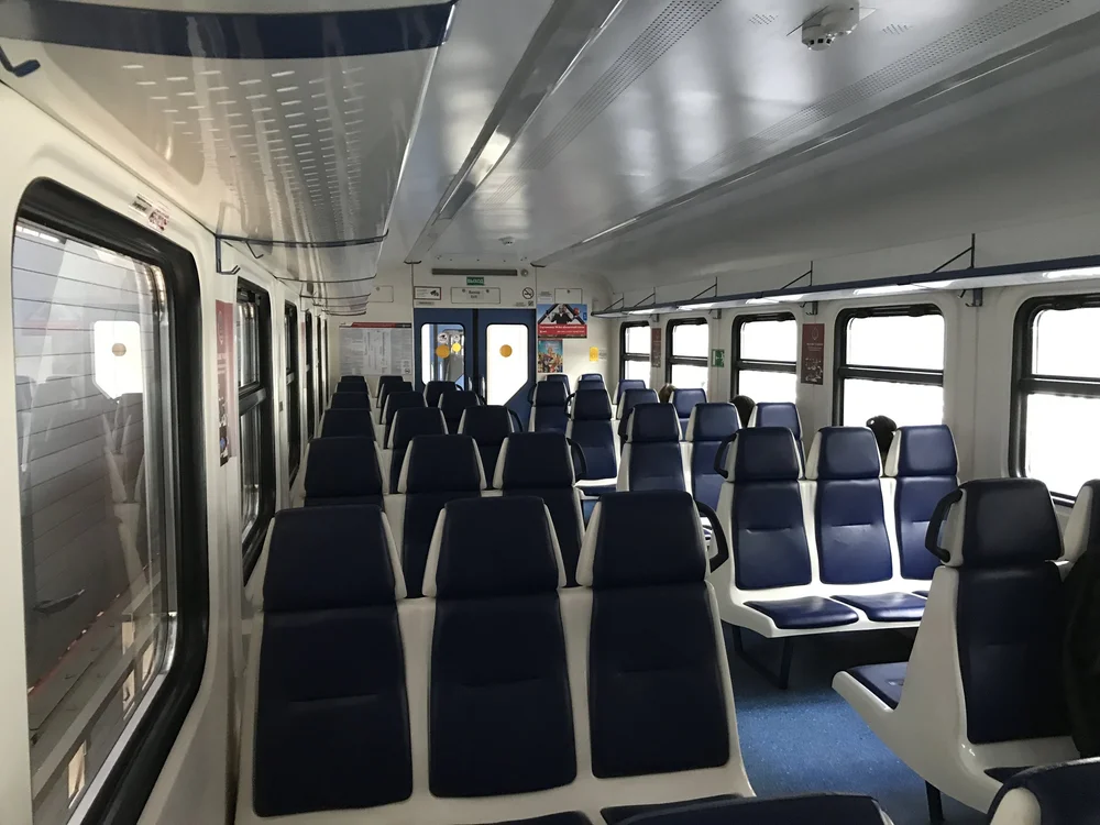 القطار من الداخل