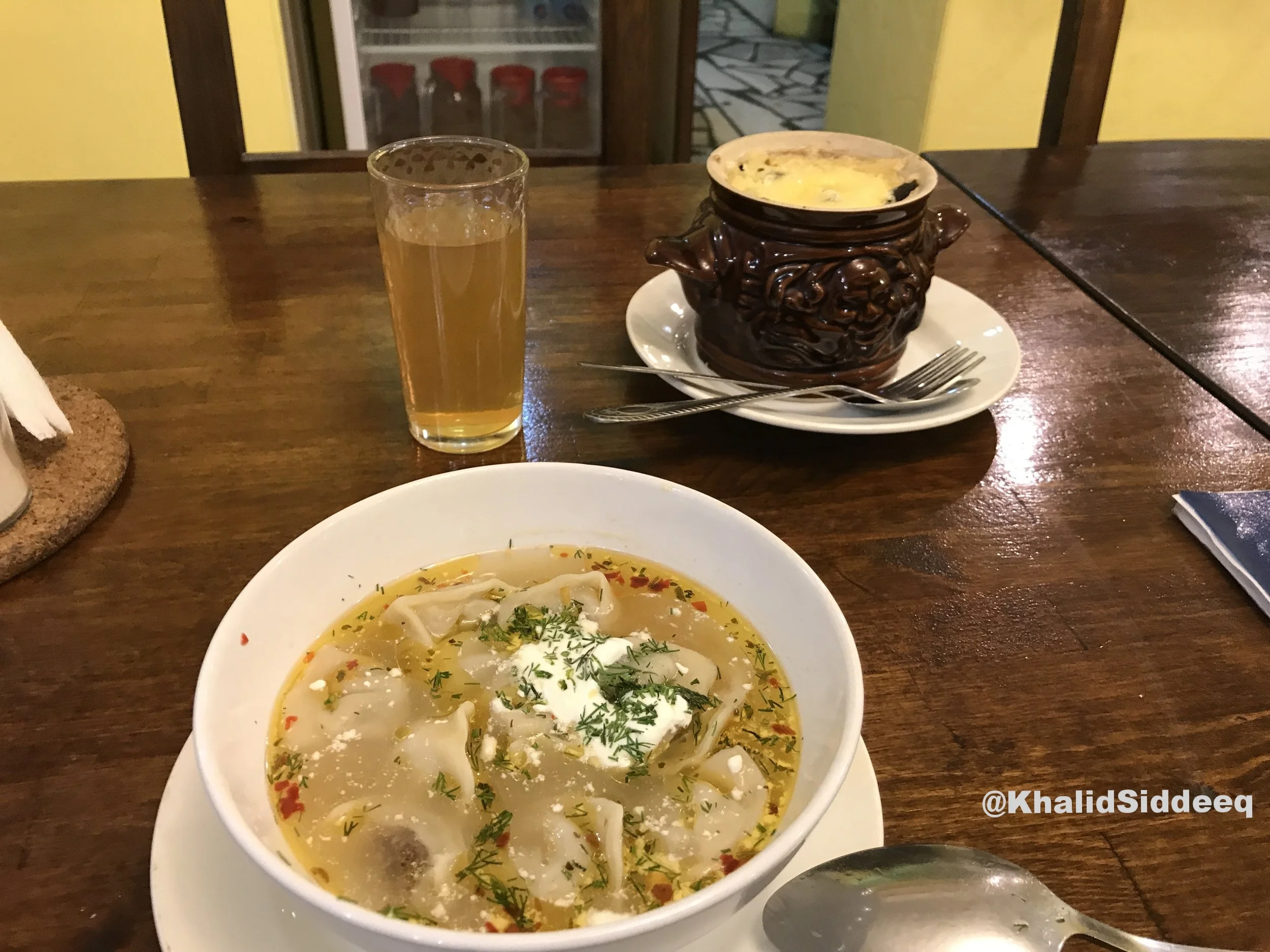 شراب الكمبود، حساء التشوتشوارا، ووجبة ماسيبافرانسيستا