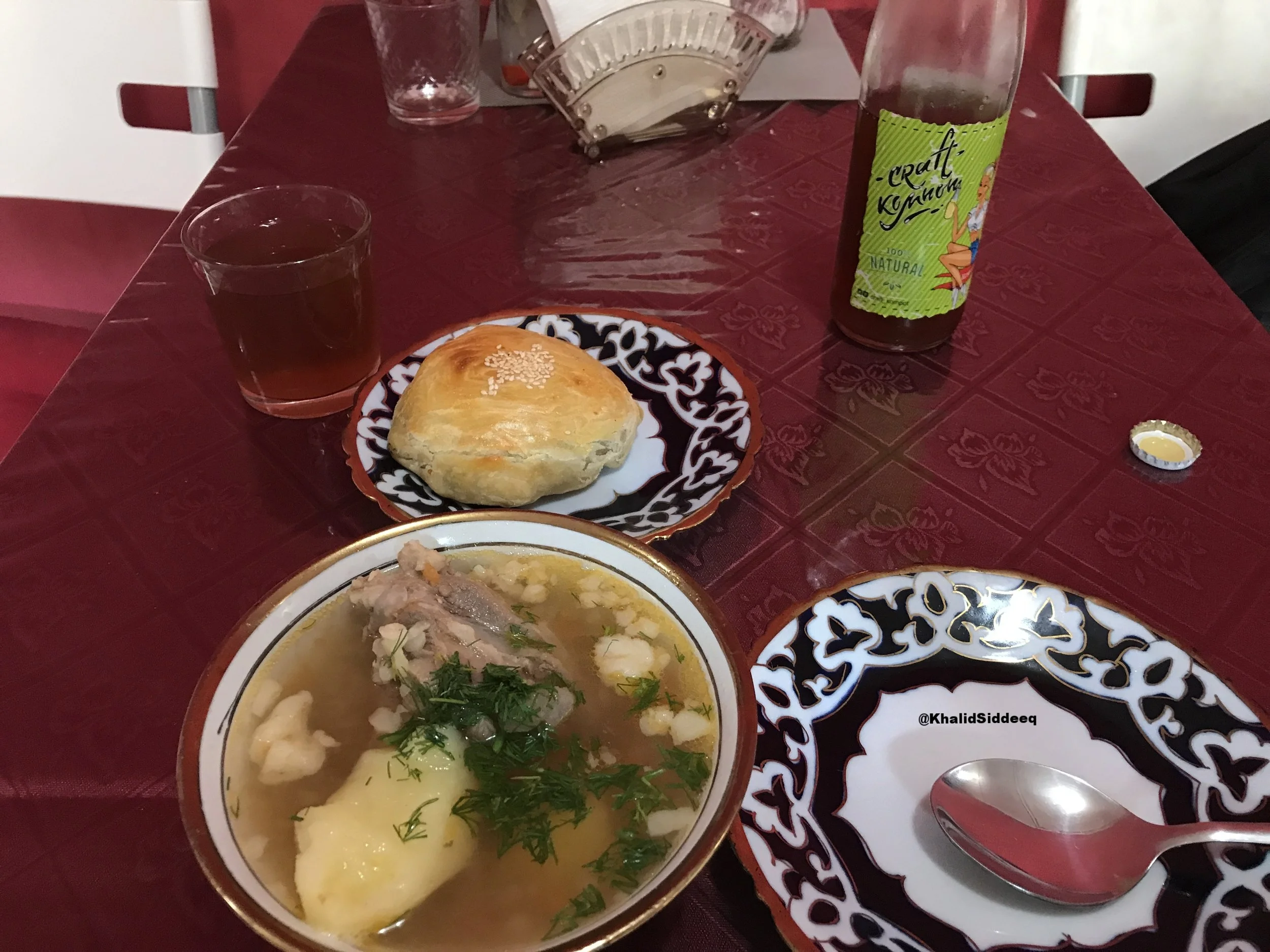 وجبة تناولتنها في مدينة أوفا