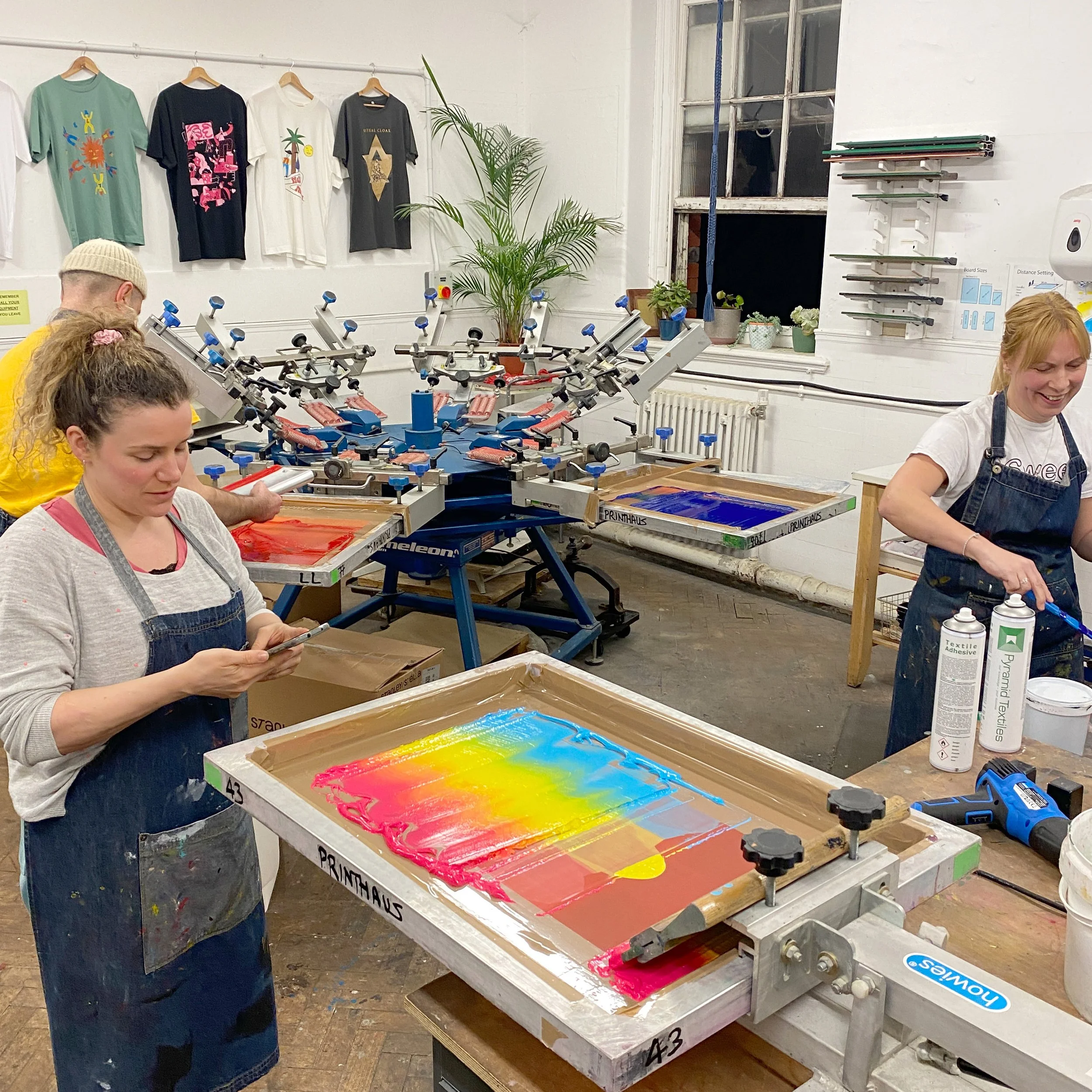 Serigrafia em produção