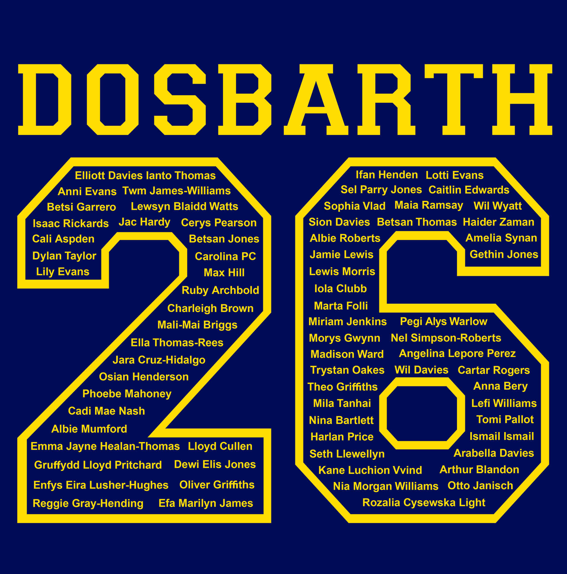 Hoodie Gadael 26 Ysgol Treganna (Gostyngiad CRhA)