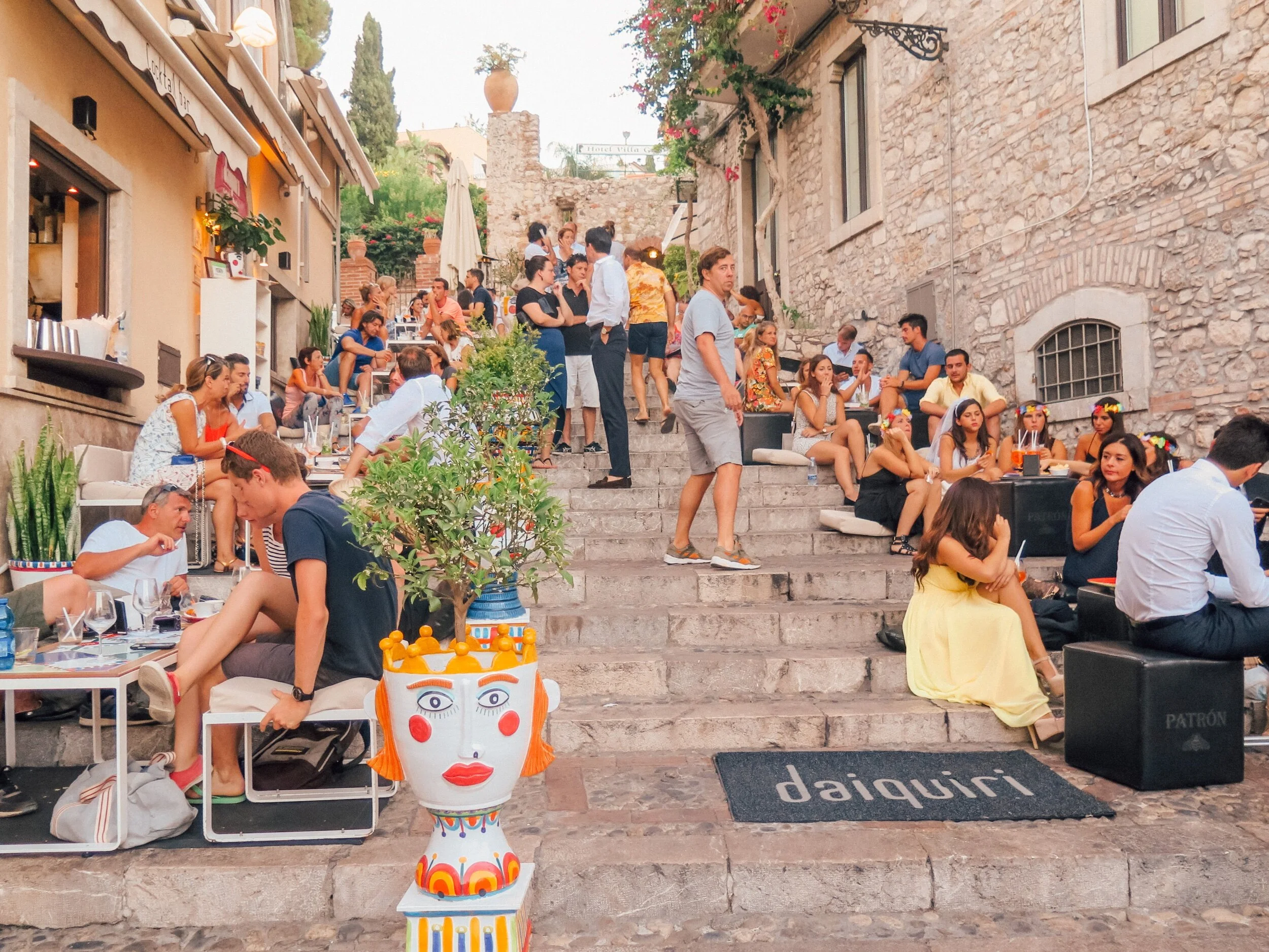  Aperitif our at Daiquiri bar, Taormina 