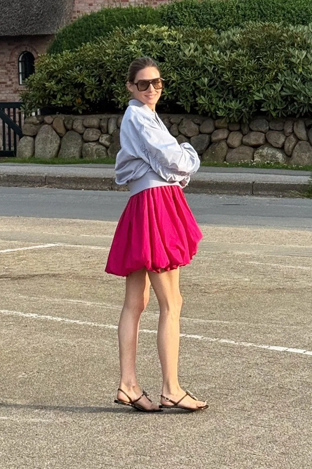 Olivia Palermo in Le Specs Drizzle Sunglasses