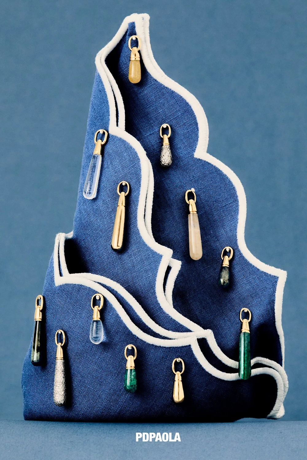 PDPAOLA Pavé Large Drop Pendant