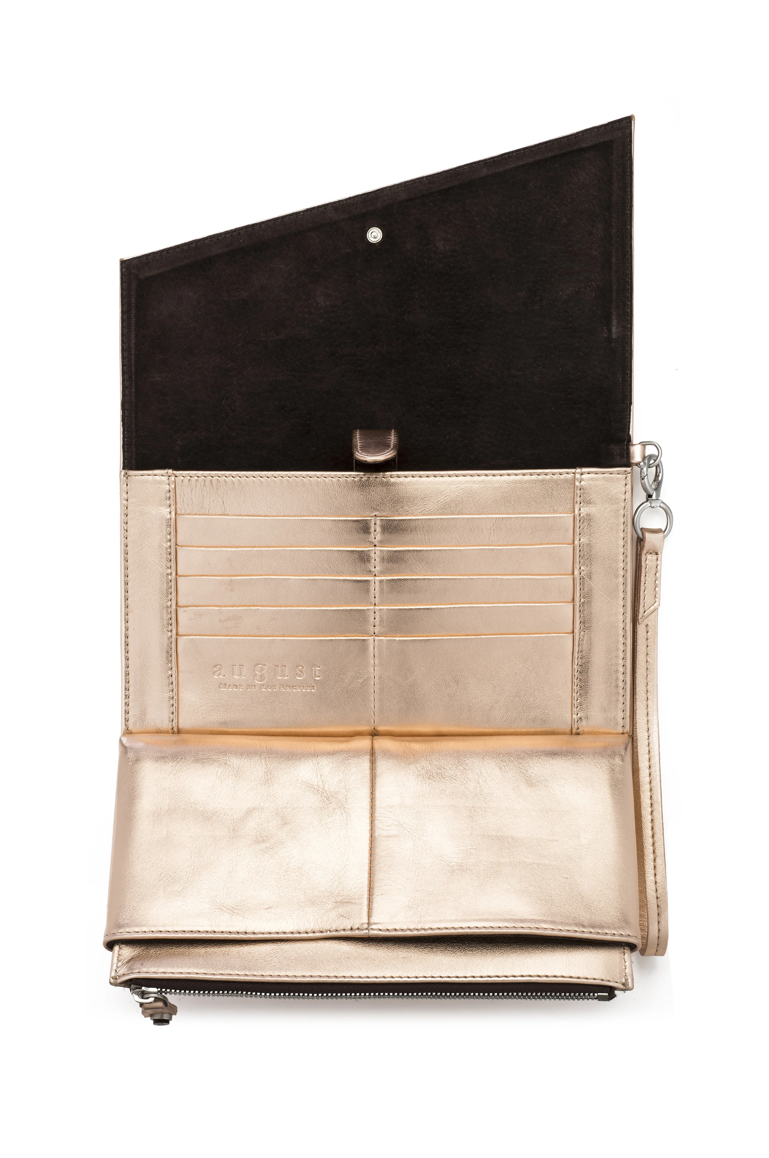 August The Chelsea Clutch - Rose Gold