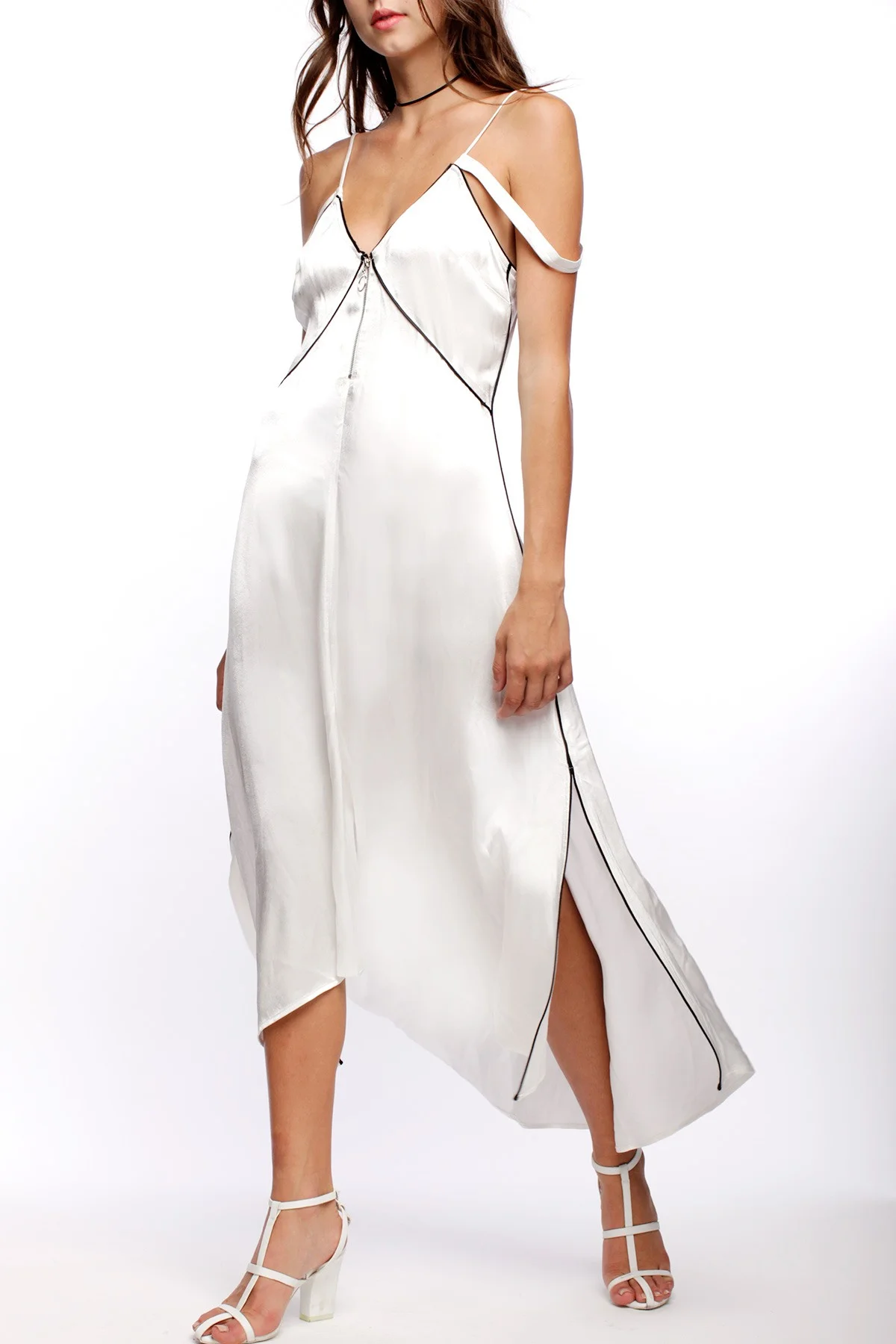 Line & Dot Dita Zip Dress