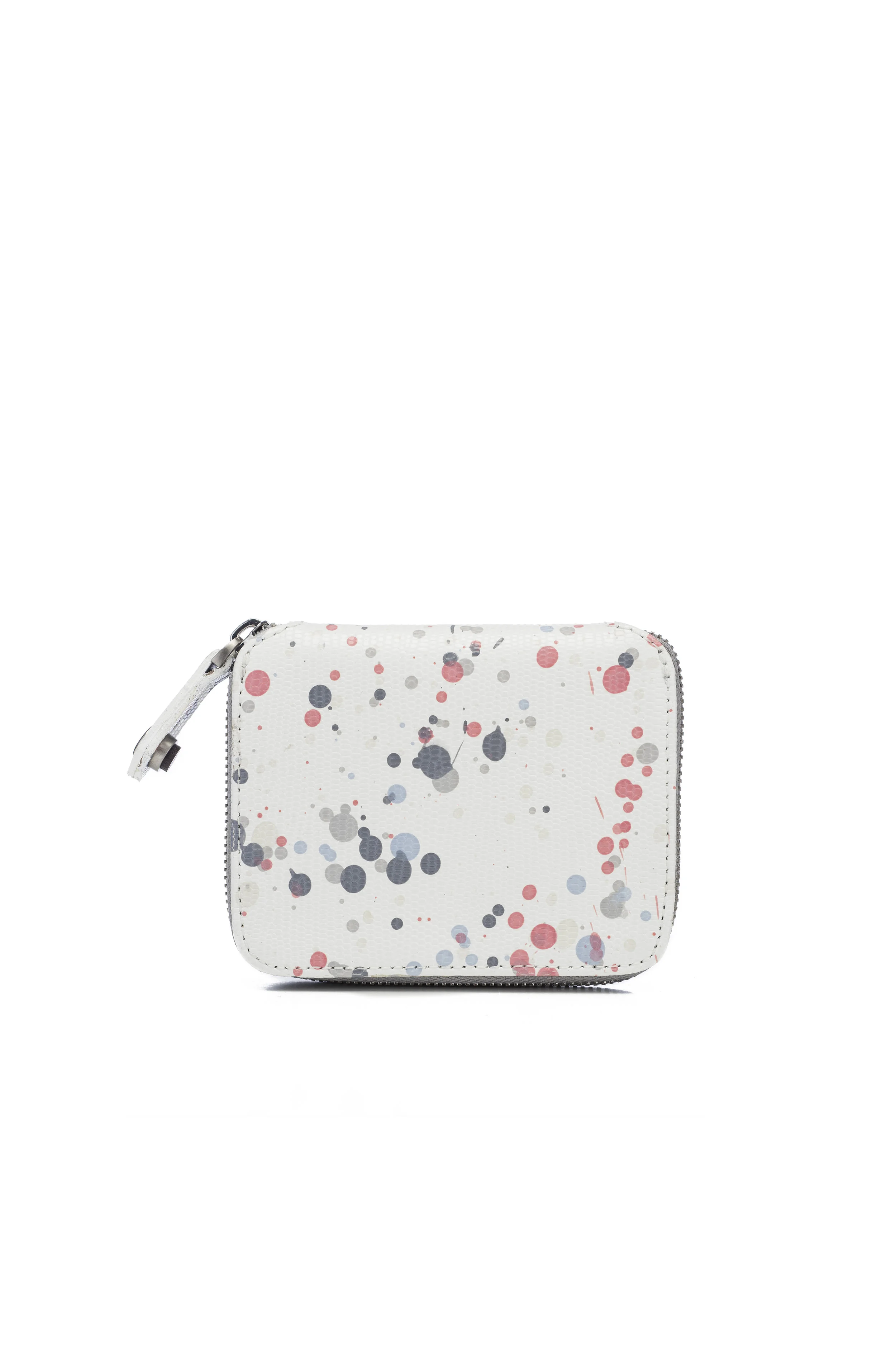 August The Small Cayman Wallet - Rose Splatter