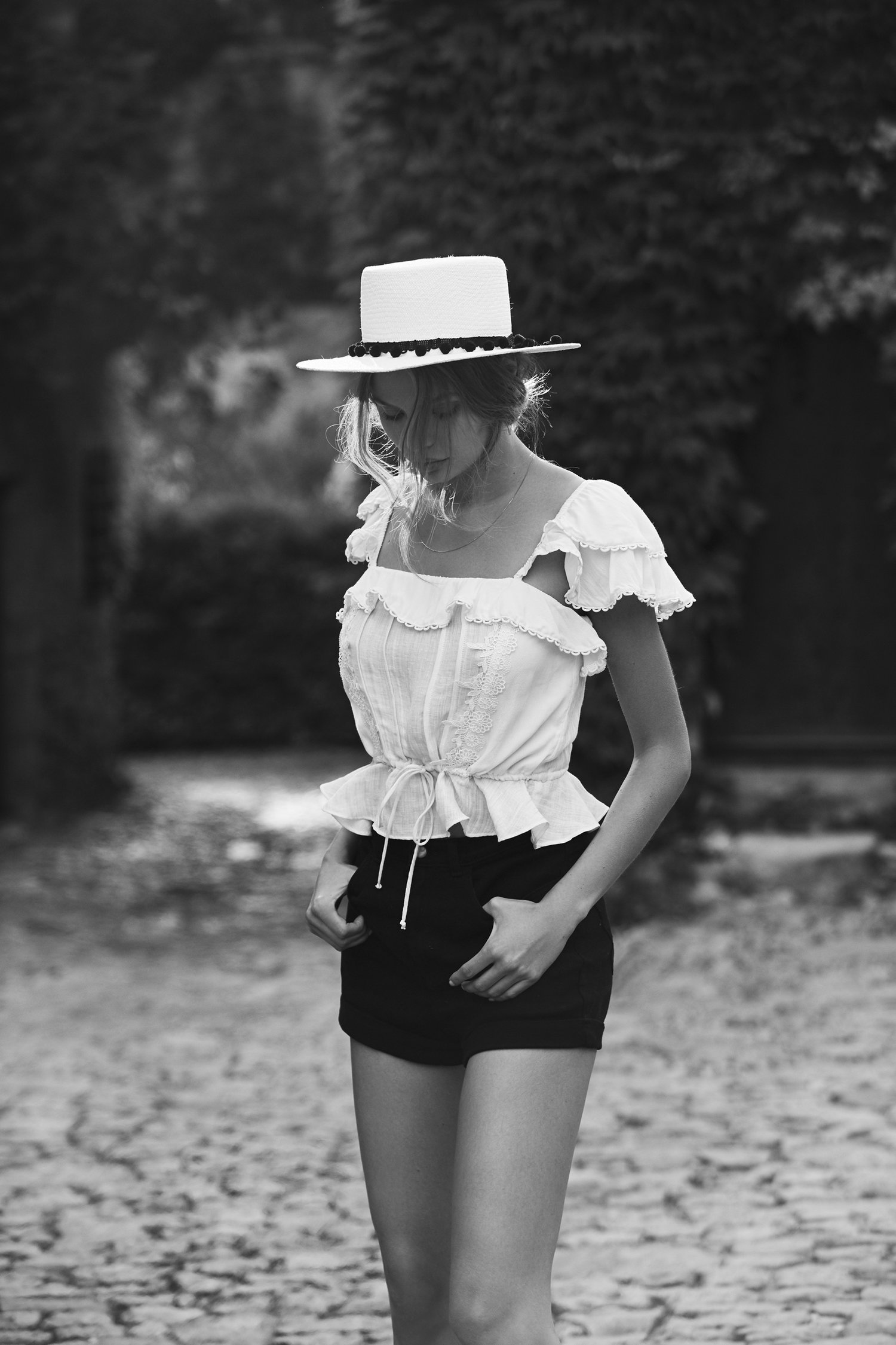 For Love & Lemons Crema Silk Blouse