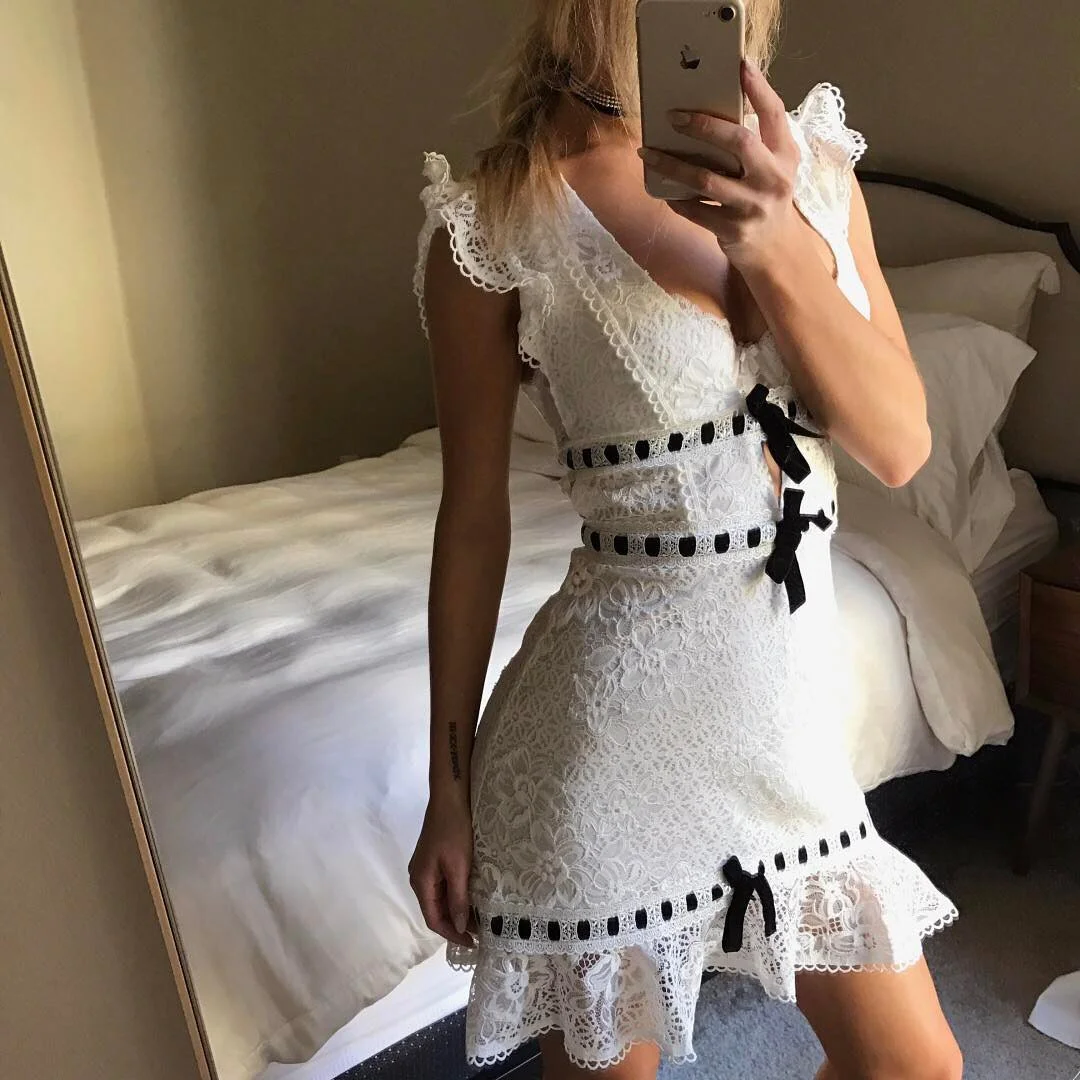For Love & Lemons Bonita Lace Dress