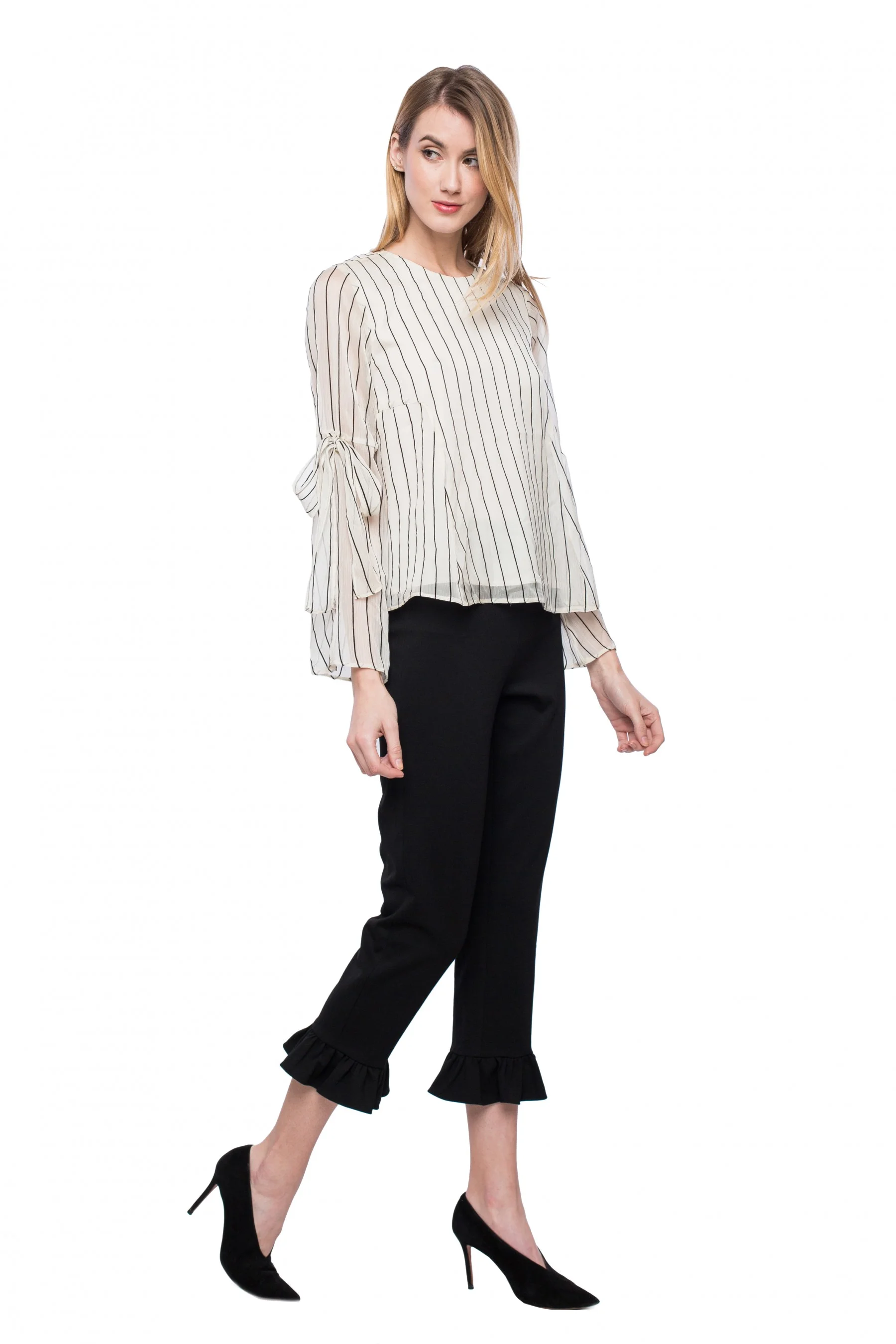 Line & Dot Jacqui Stripe Top