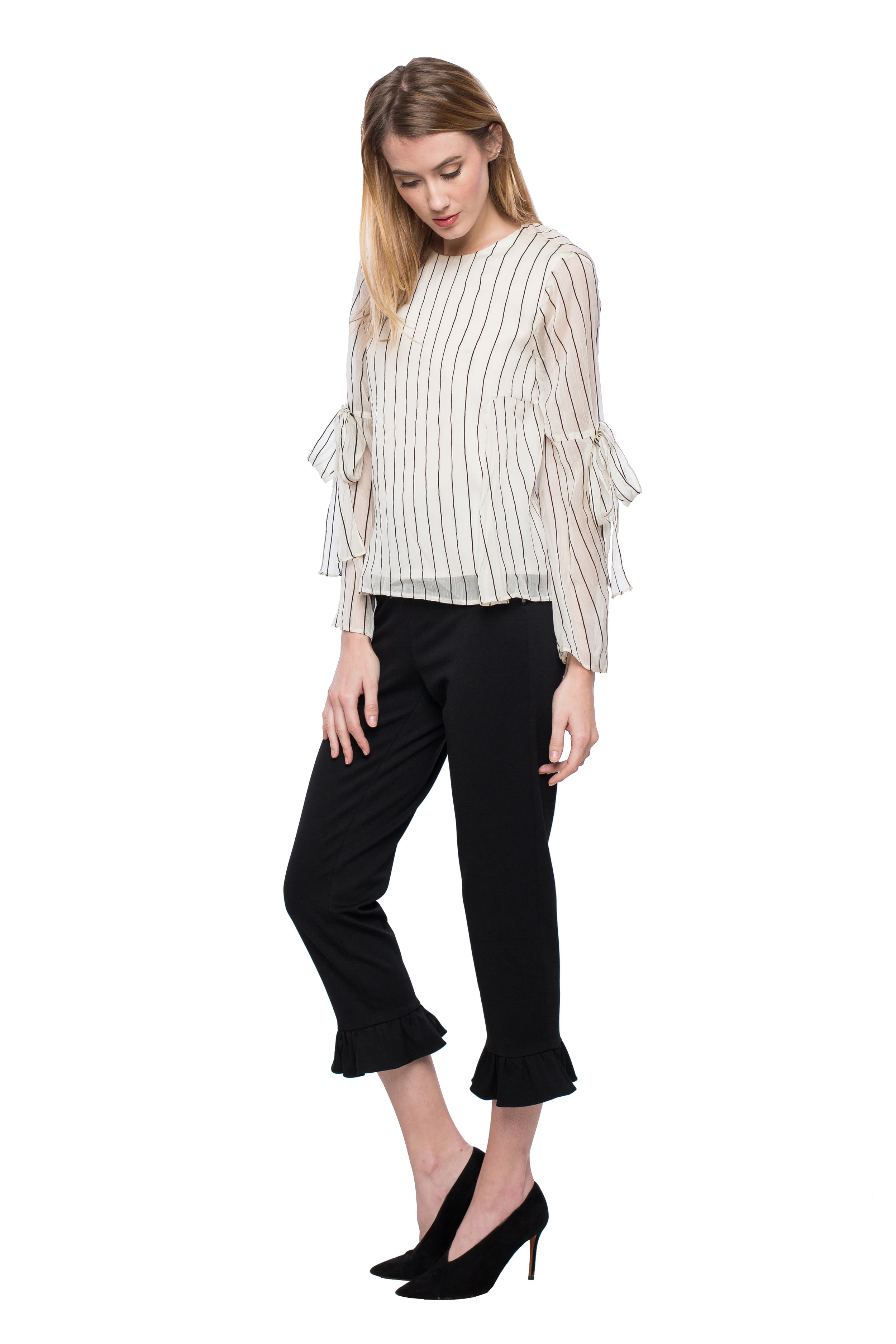 Line & Dot Jacqui Stripe Top