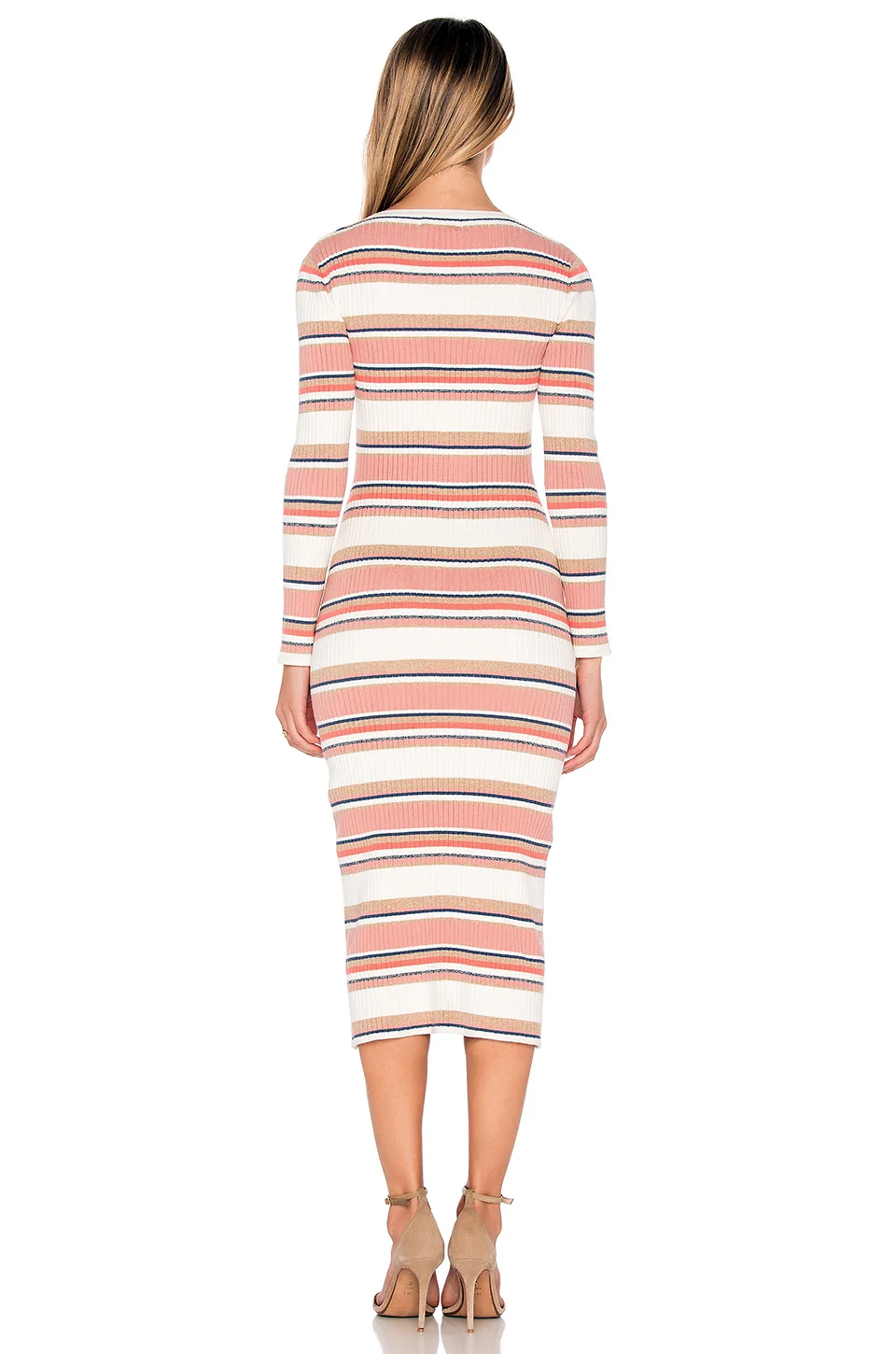 The Jetset Diaries Levi Stripe Midi Dress