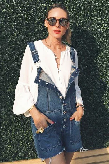 Olivia Palermo in Le Specs Hey Macarena Polarized Sunglasses - Syrup Tort