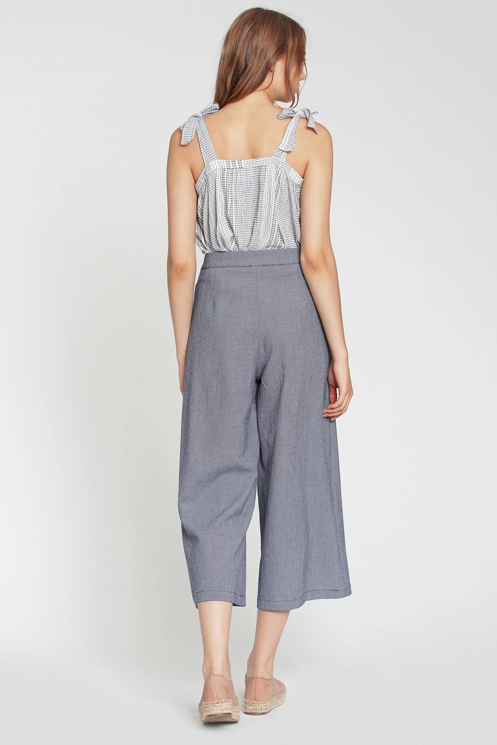 dRA Nico Micro Gingham Sailor Pants