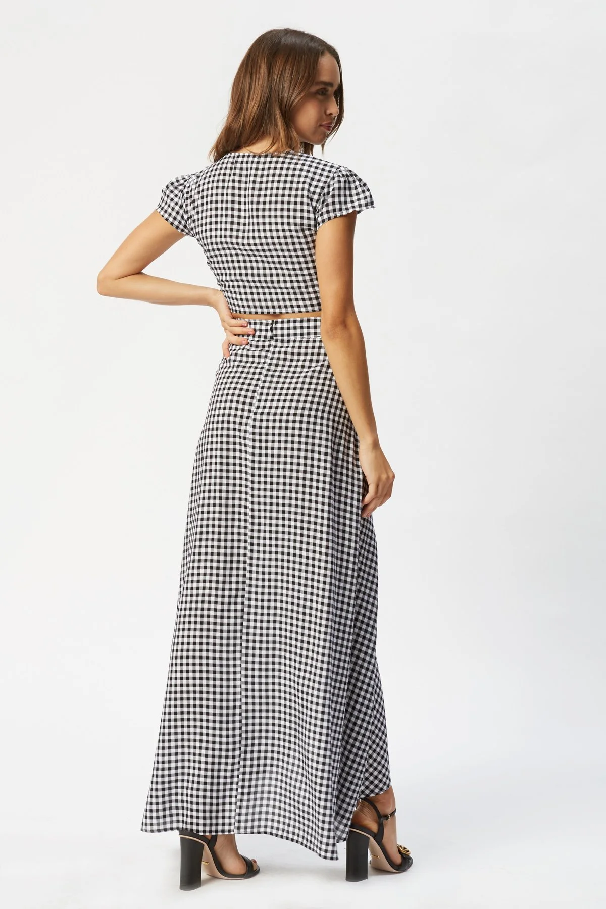 Caro Sanchez in Flynn Skye That's A Wrap Crop Top Flutter - Check Me Out