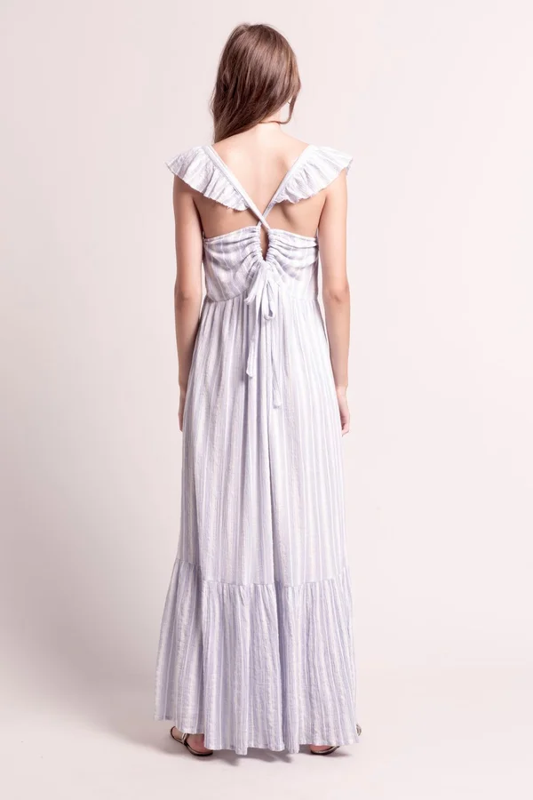 Deby Debo Jamie Stripe Reversible Maxi Dress