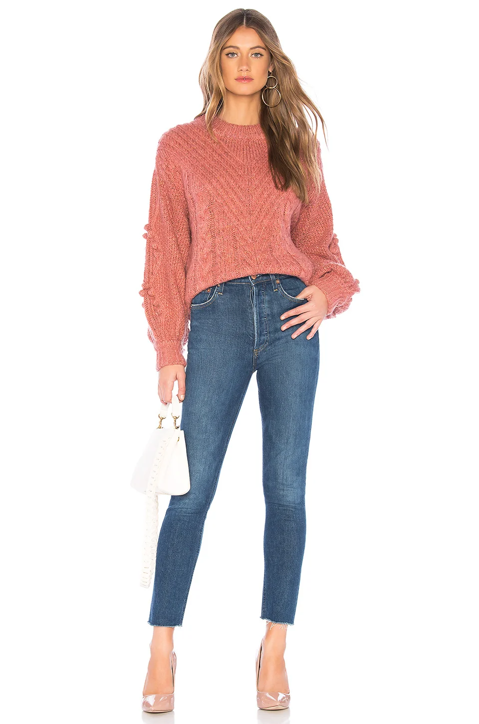Saylor Josephine Oversize Crewneck Sweater