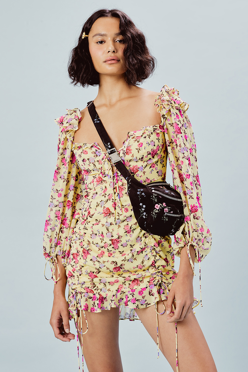 for love and lemons beaumont mini dress