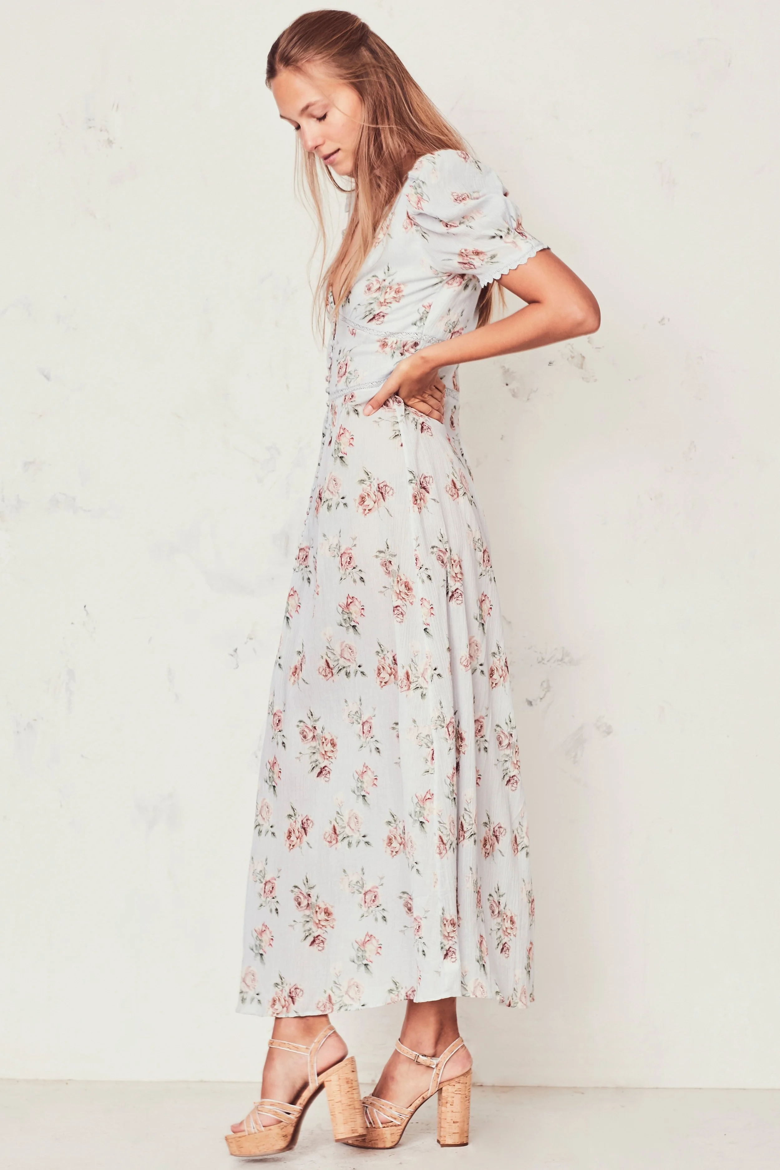 LoveShackFancy Stacy Floral Duster