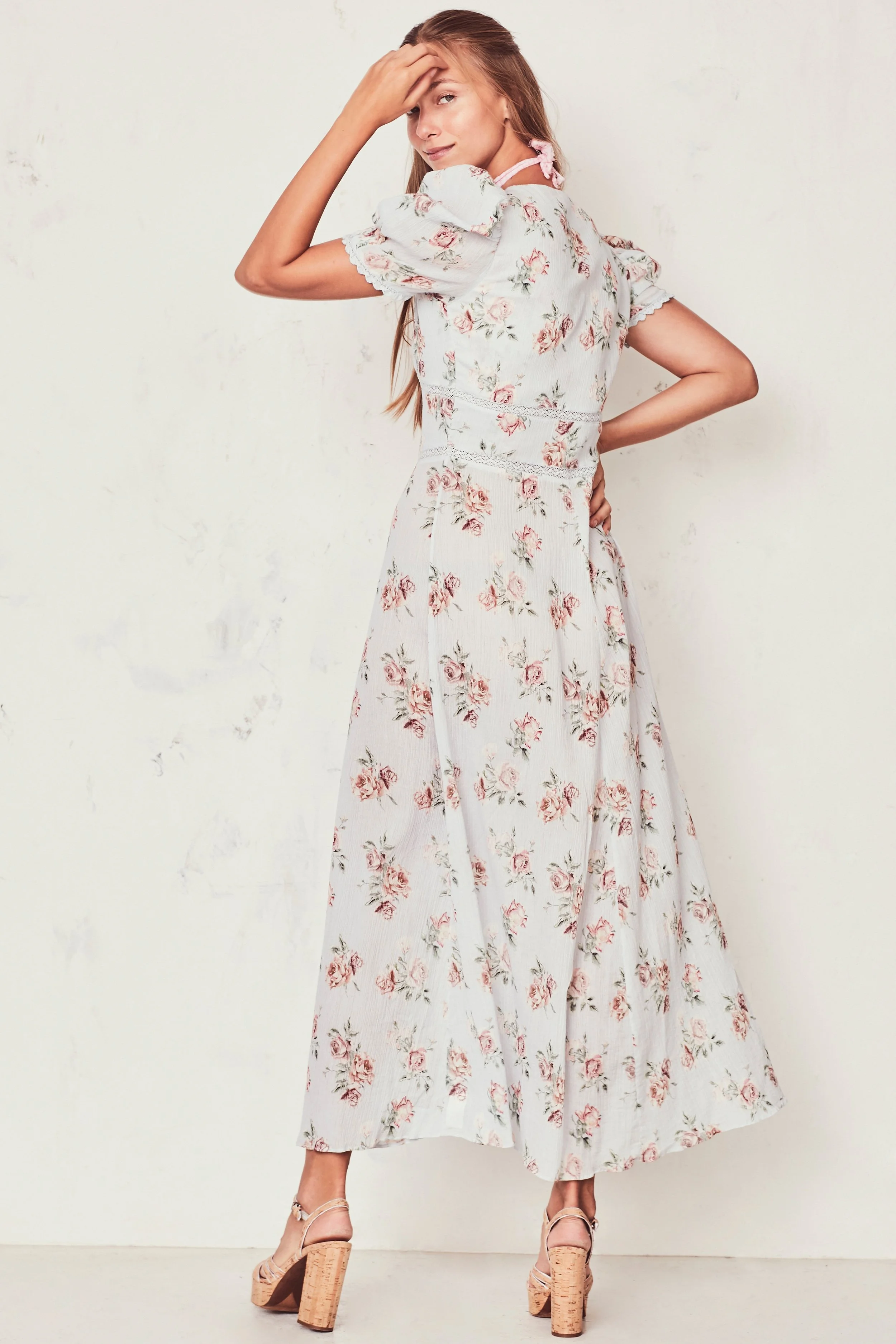 LoveShackFancy Stacy Floral Duster