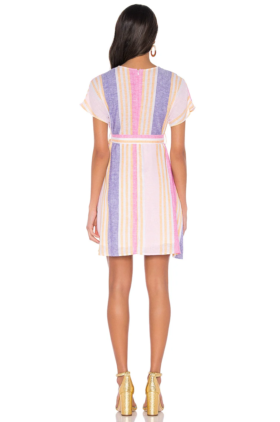 Line & Dot Kairi Stripe Mini Dress