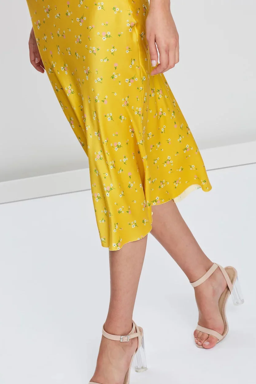 Bec + Bridge Only In Paris Floral Midi Skirt