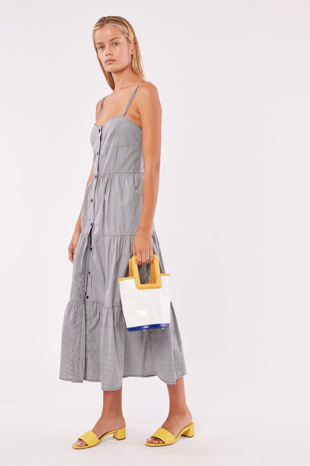 Solid & Striped The Pookie Mini Tote Bag - Cream Coated Canvas