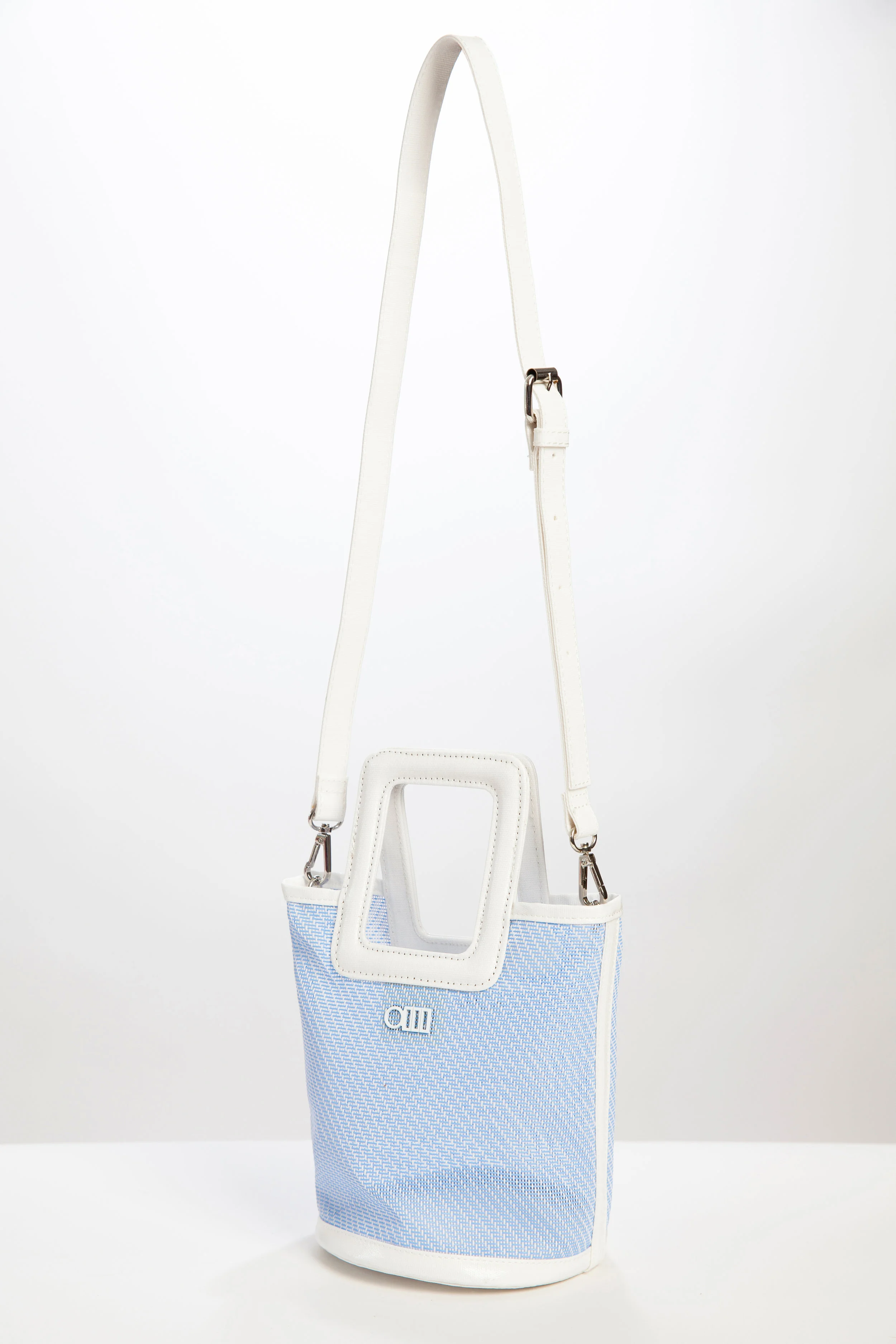 Solid & Striped The Pookie Mini Tote Bag - Sky Mesh