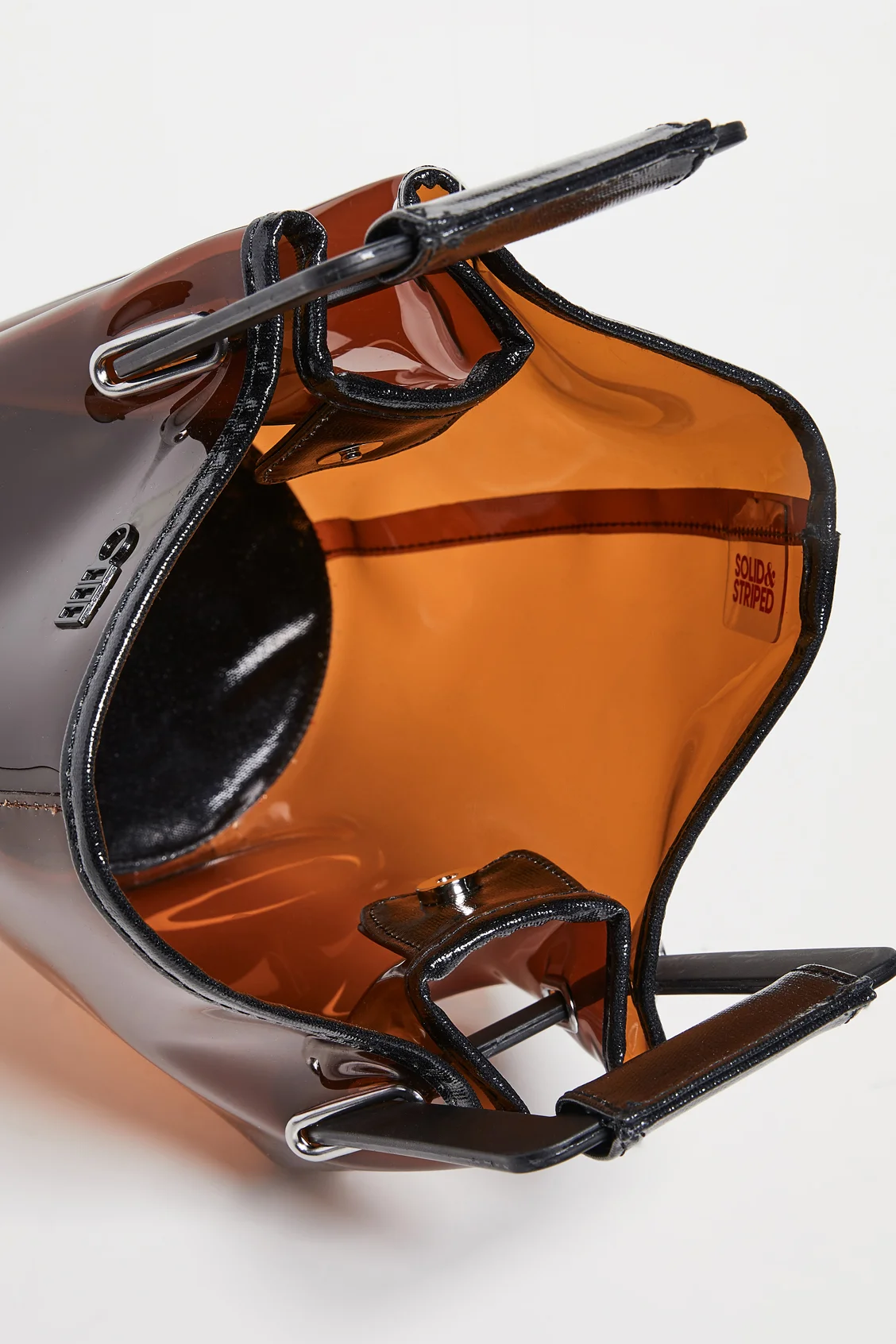 Solid & Striped The Cassie PVC Bucket Bag - Tortoise