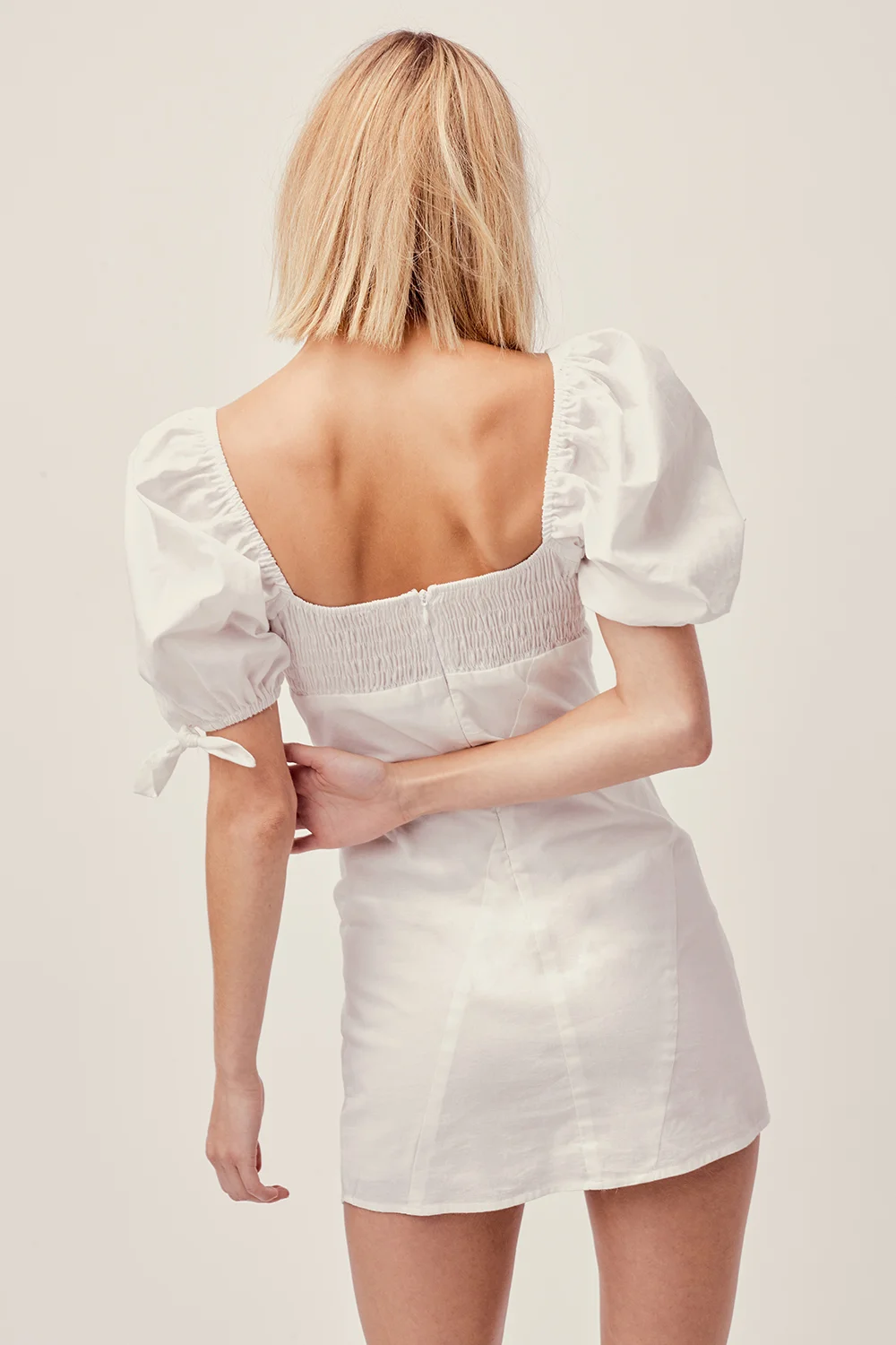 For Love & Lemons Macaroon Hook Front Mini Dress