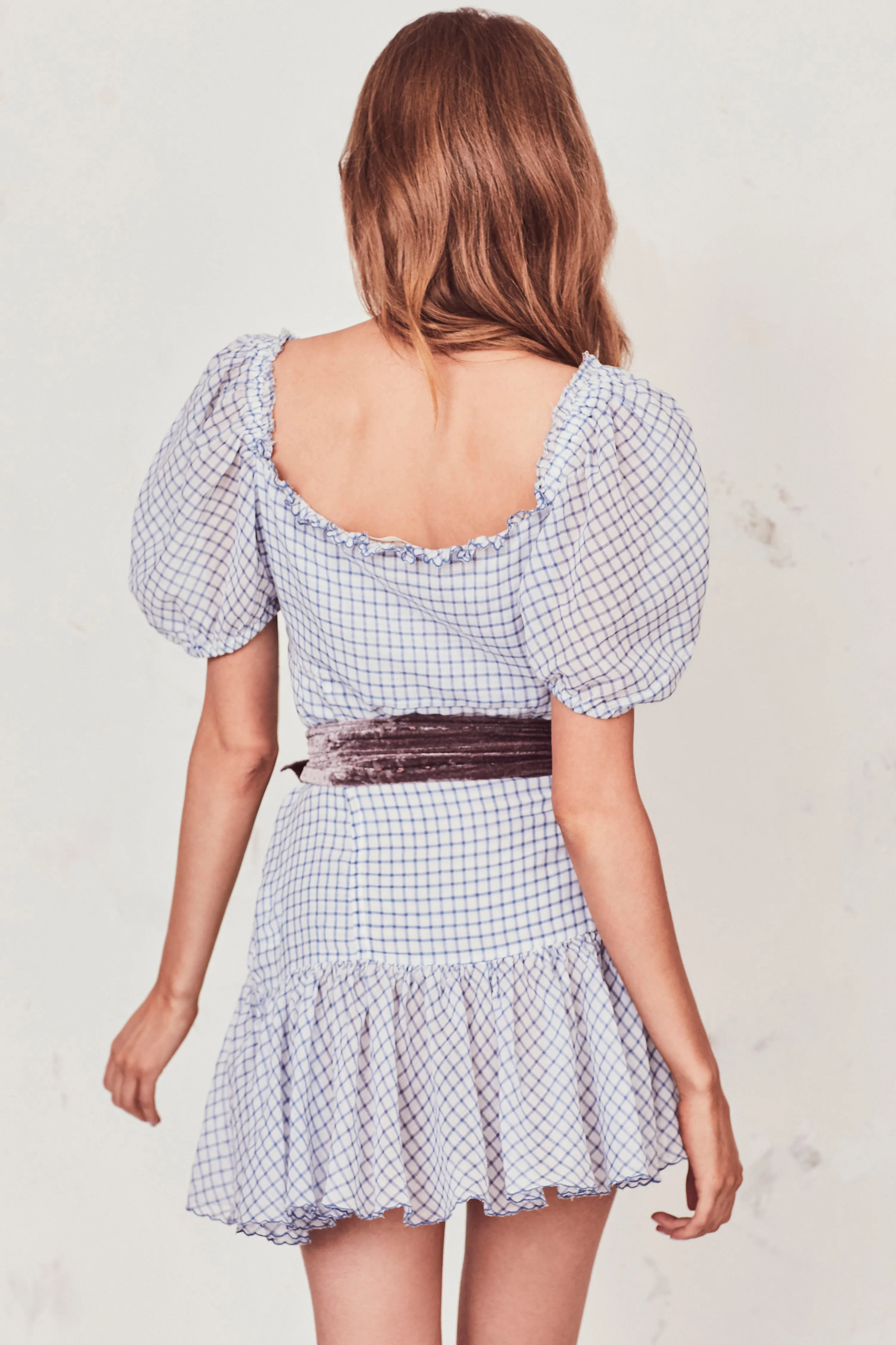 LoveShackFancy Catalina Dress - Caspian Blue