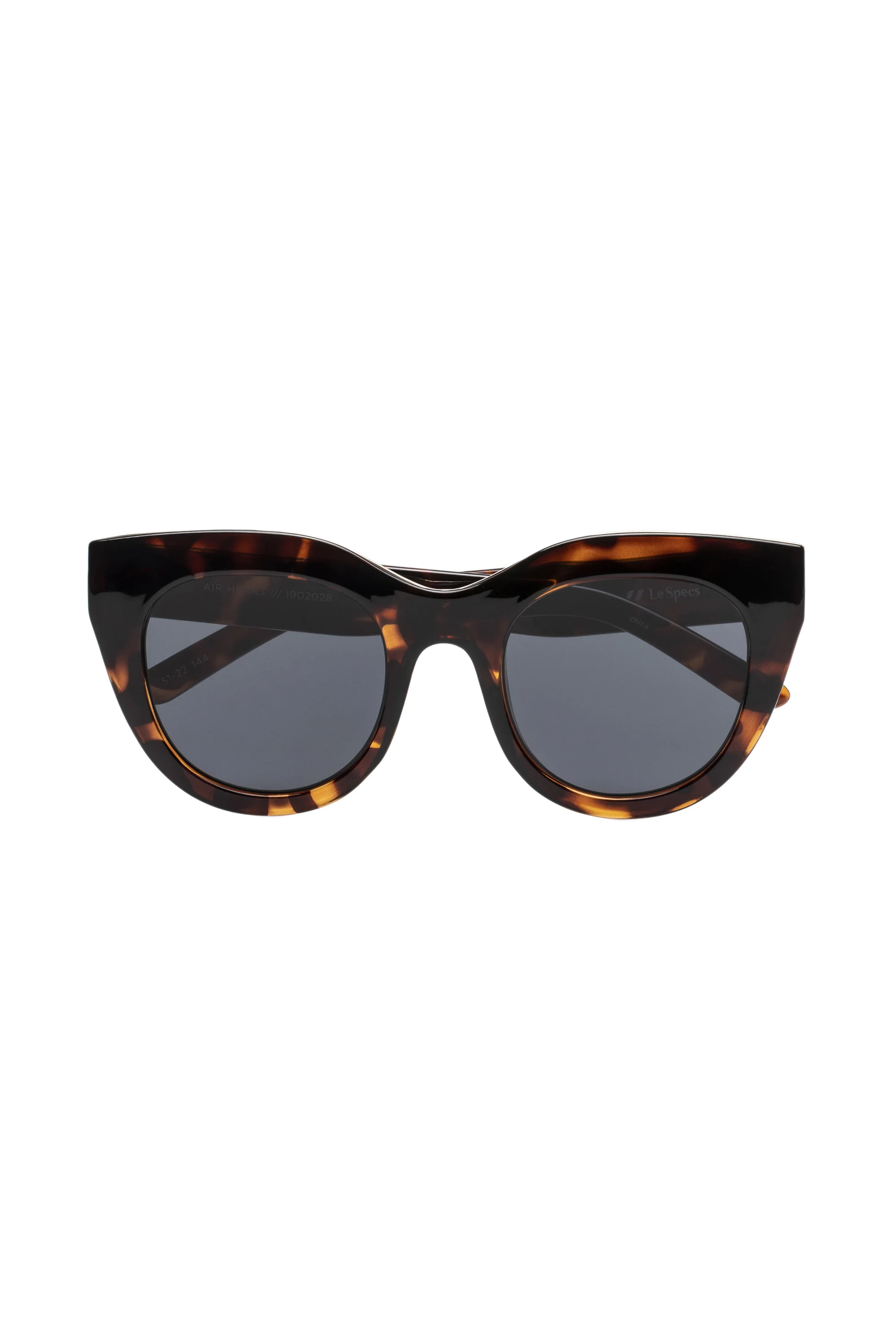 Le Specs Air Heart Sunglasses - Tort