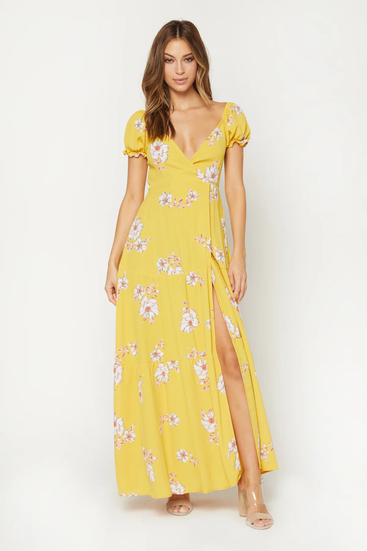 Flynn Skye Annabelle Floral Wrap Maxi Dress