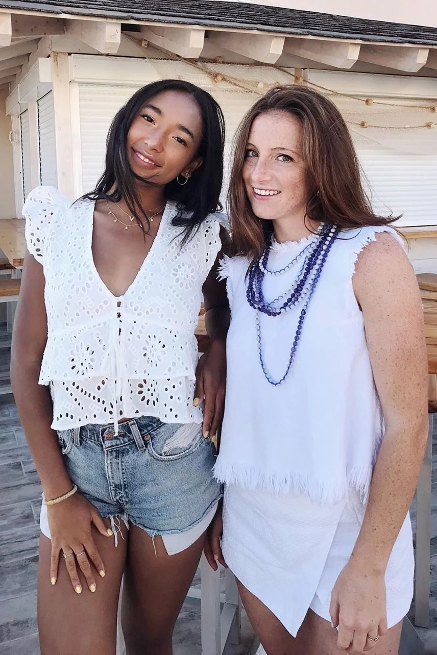 @nyladurdin in Flynn Skye Cecelia Eyelet Top