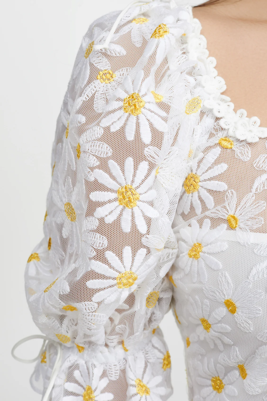 For Love & Lemons Brulee Daisy Mini Dress