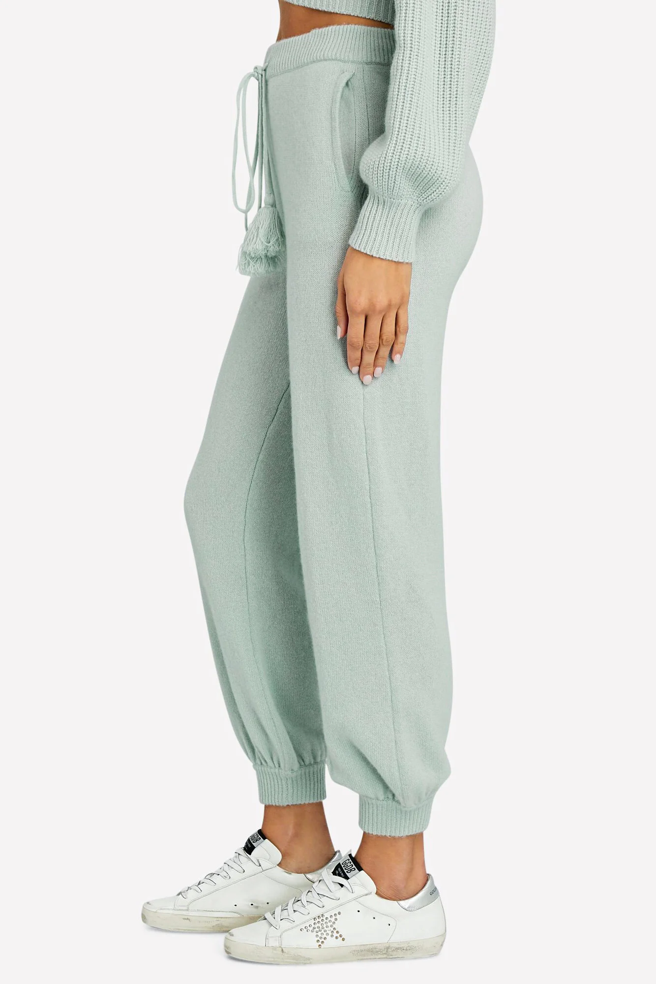 LoveShackFancy Tristan Pants - Seafoam
