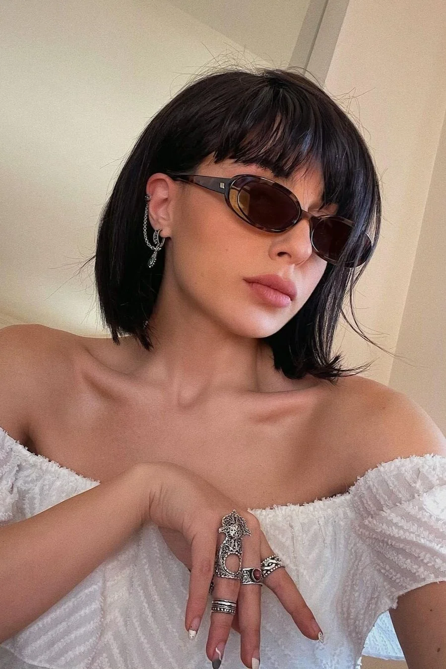 @sirushoofficial in Le Specs Outta Love Sunglasses - Tort