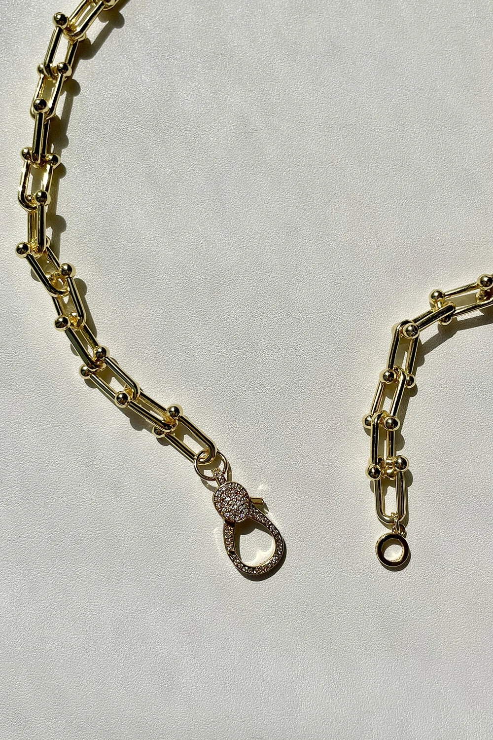 IMWIM Link Necklace With Crystal