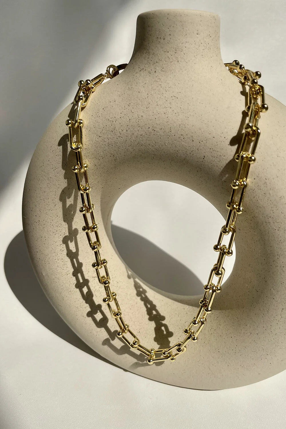 IMWIM Link Necklace With Crystal