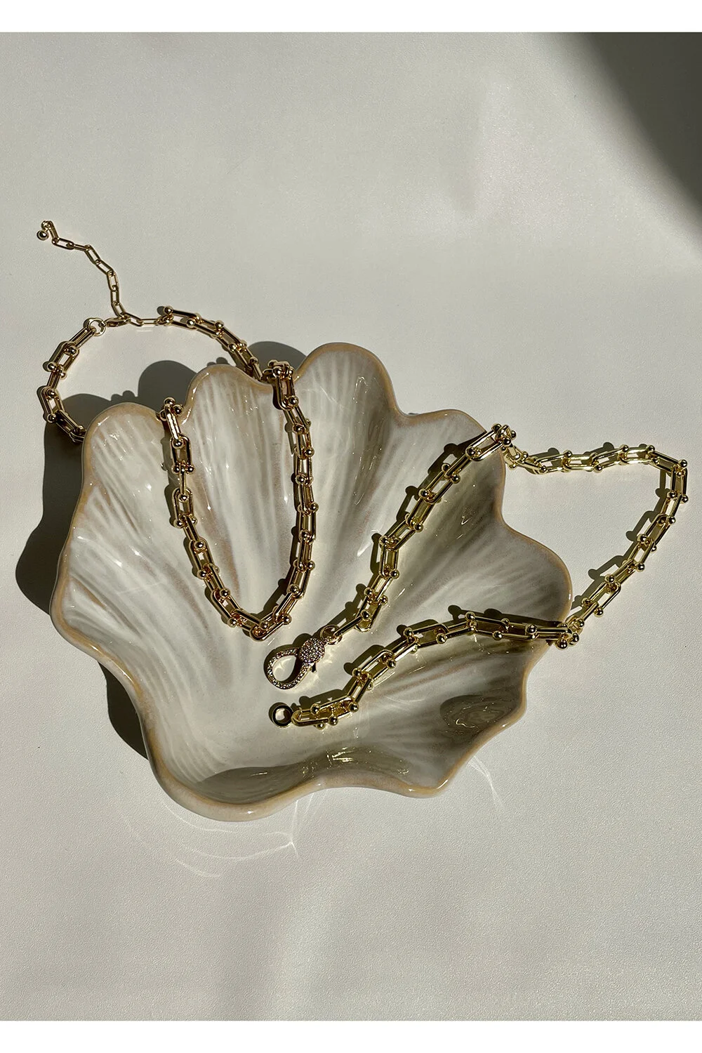 IMWIM Link Necklace With Crystal