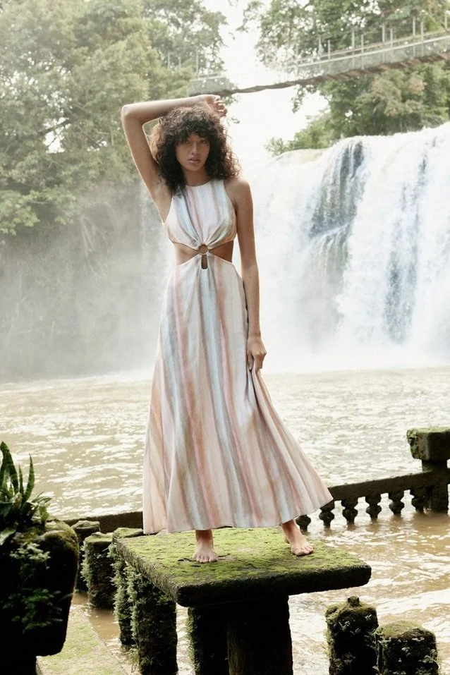 chinese dress ladies Clarice Maxi Dress in Rosebloom Wild Jacobeans main image 0