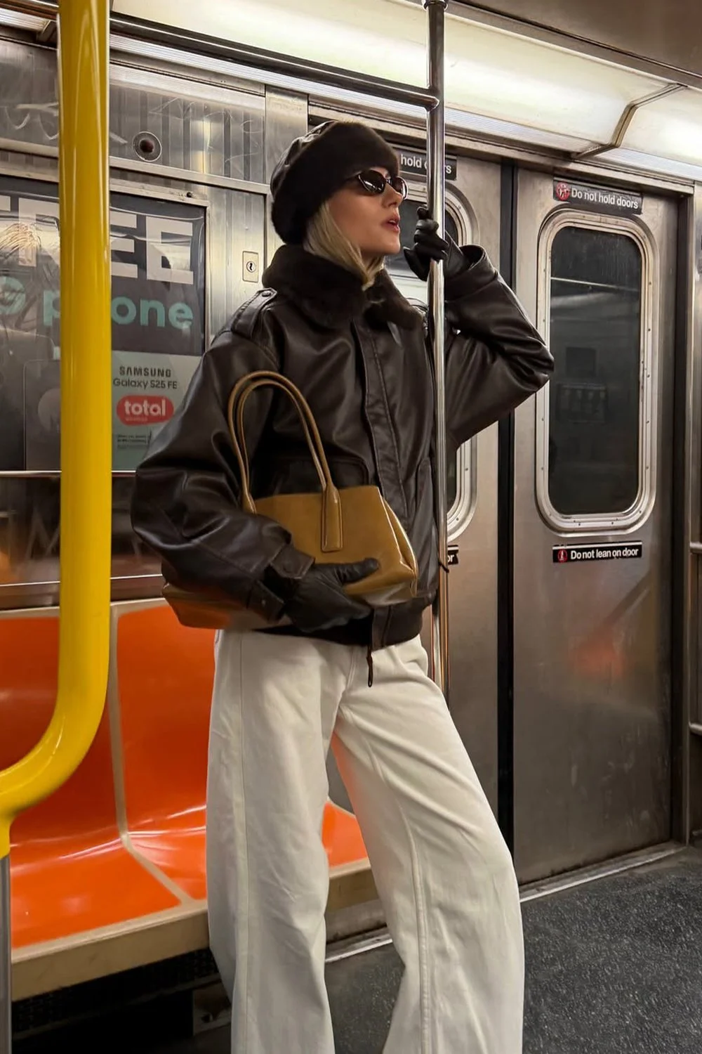 @hopemarsh in House of Sunny Cruise Flight Jacket - Brown