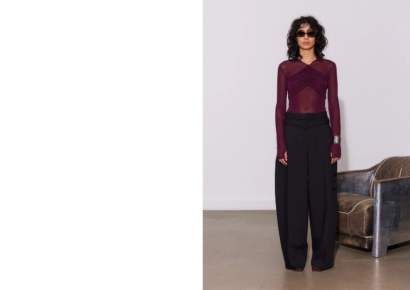 SAEMDI Tilia Mesh Top