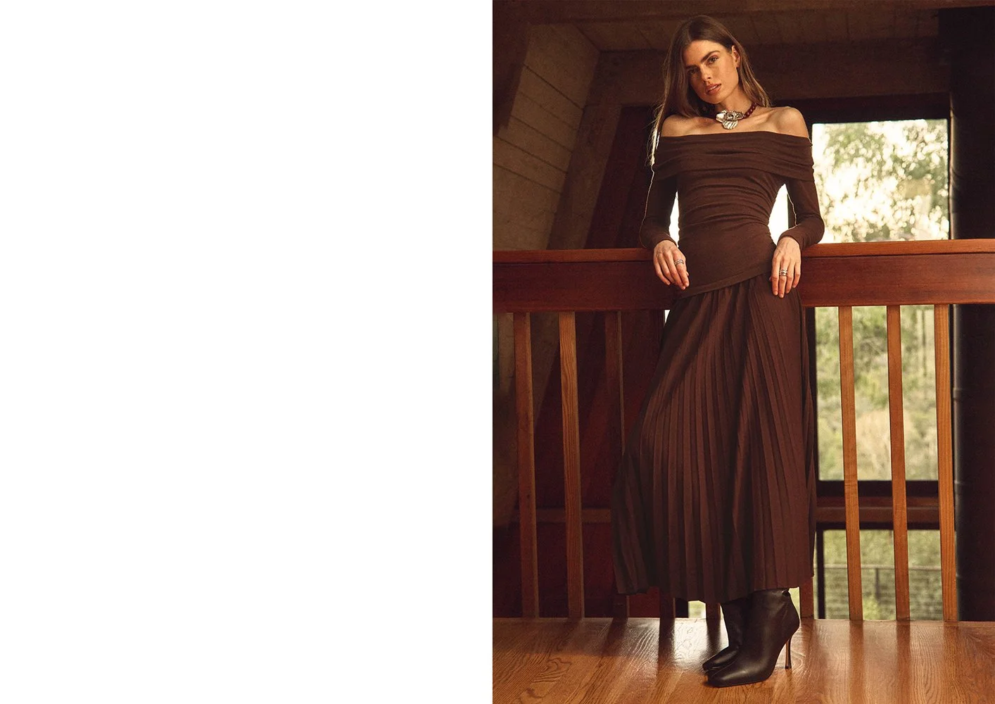 ASTR the Label Tanaia Mixed Media Dress