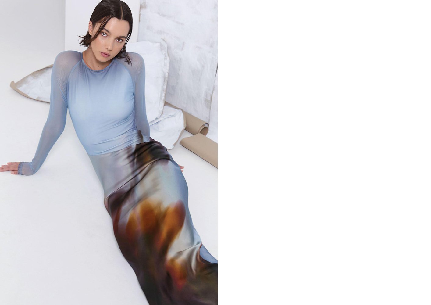 Significant Other Sofiya Long Sleeve Maxi Dress