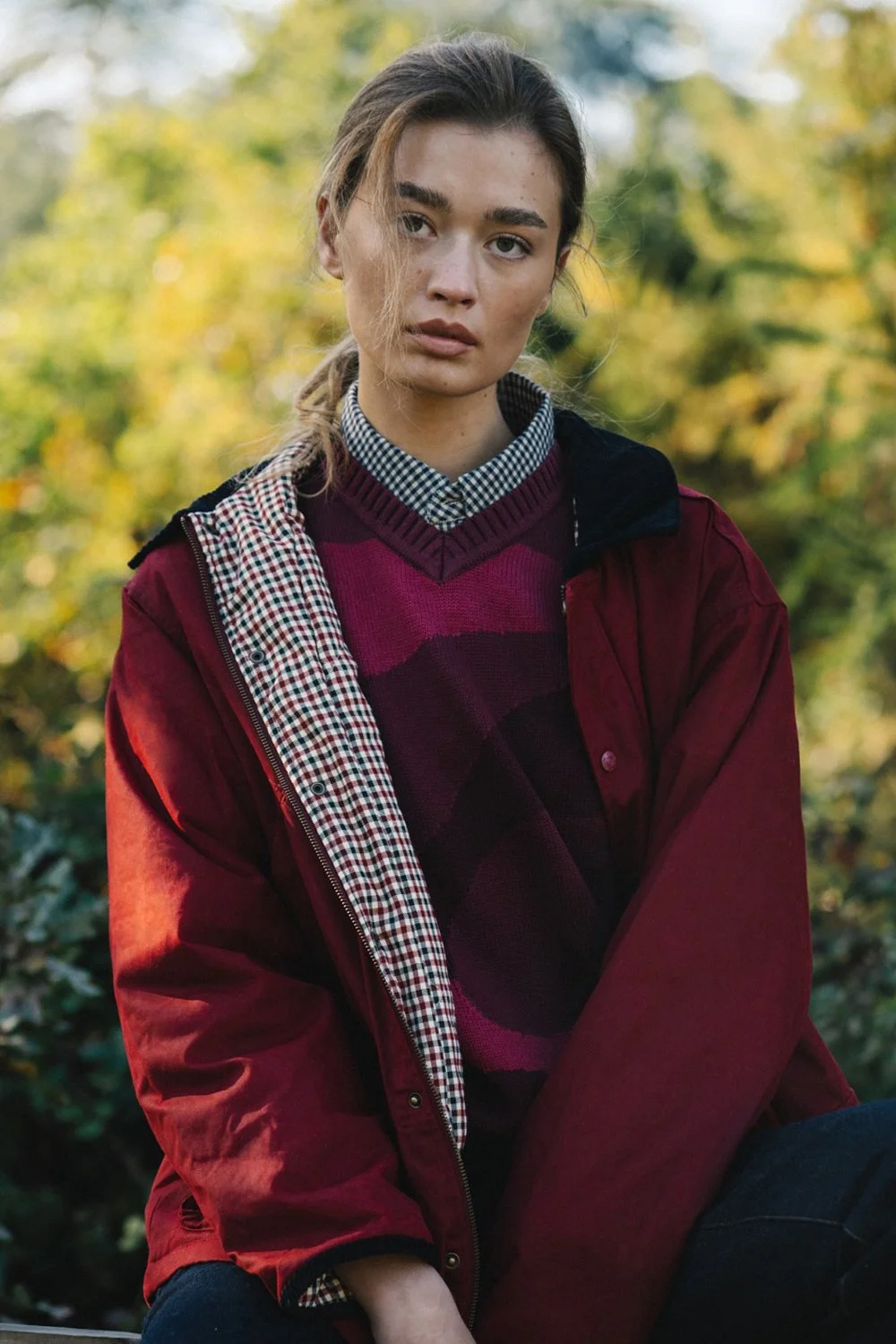 House of Sunny The Waxed Rain Jacket