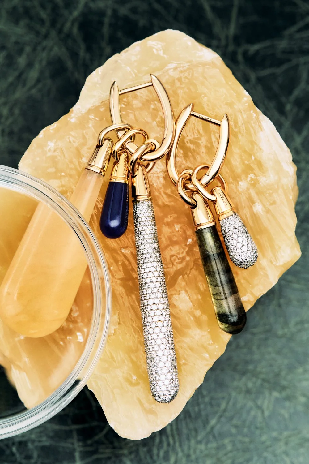 PDPAOLA Pavé Drop Pendant